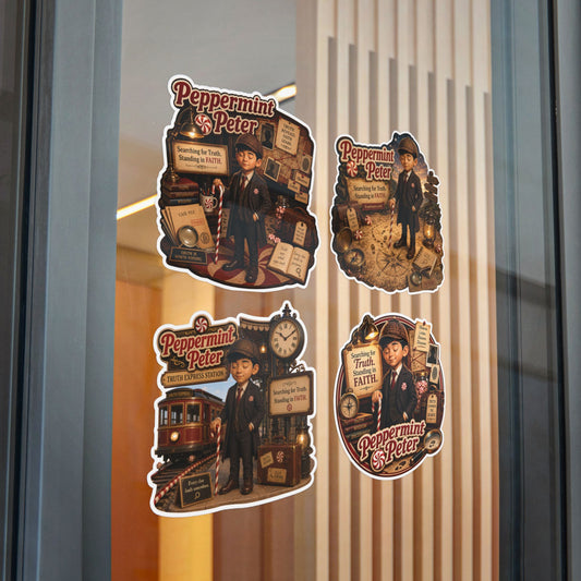 Peppermint Peter Vinyl Sticker & Sticker Packs — Truth, Curiosity & Faith-Themed Decals