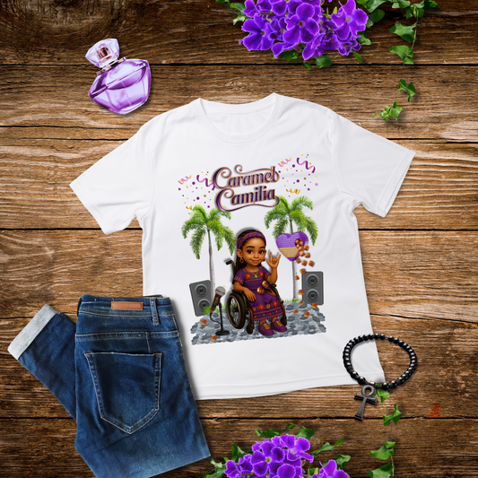 Caramel Camilia™ “Sweet & Spanglish” Tee